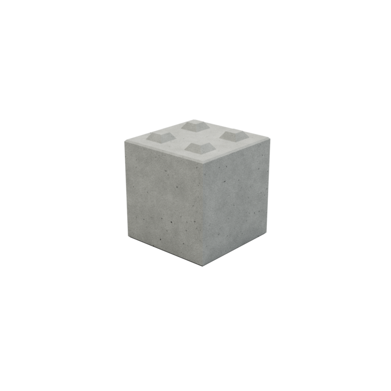 Betónový blok 60 cm x 60 cm x 60 cm