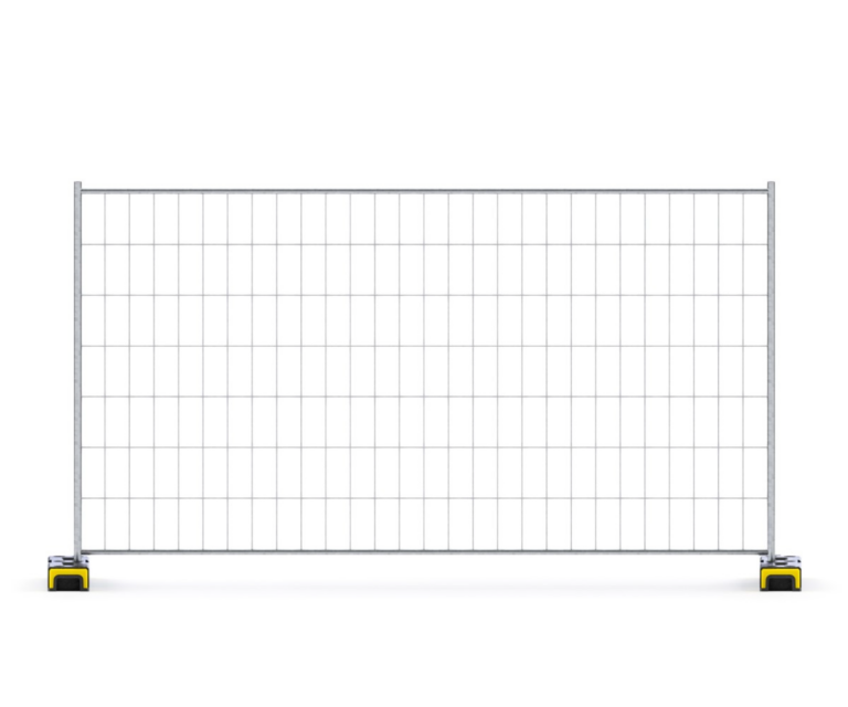 Mobilná bariéra MobilT CLASSIC – mobilný panel 3430 x 2000 mm pre dočasné oplotenie stavenísk a podujatí