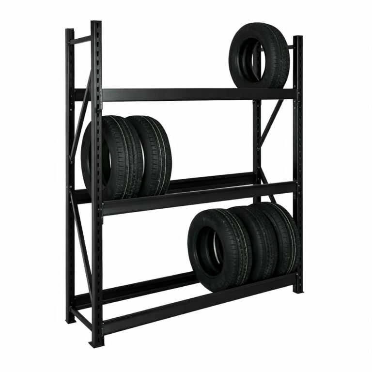 Policový regál na pneumatiky 2000mm × 2000mm × 600mm – 2 t