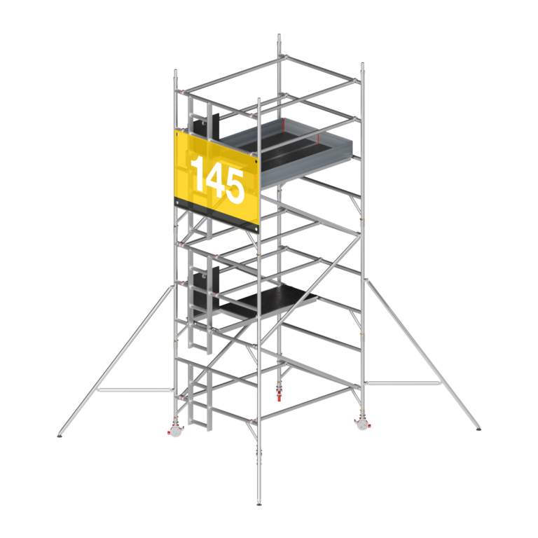 Pojazdné hliníkové lešenie šírky 145 cm