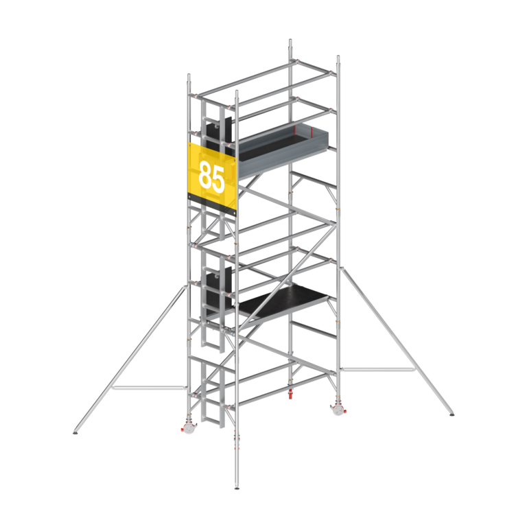 Pojazdné hliníkové lešenie šírky 85 cm